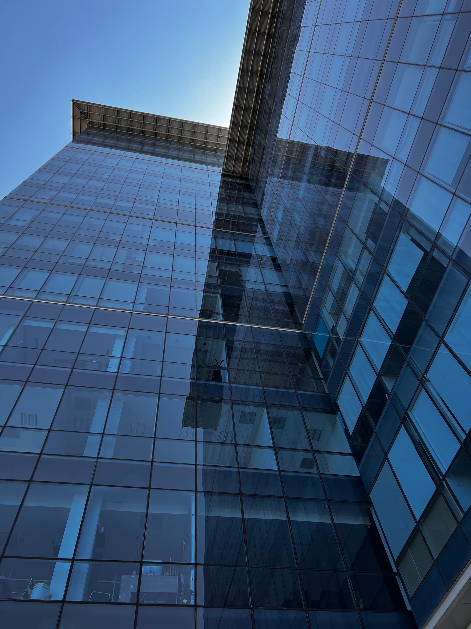 Corporate glass-facade building in Mexico City